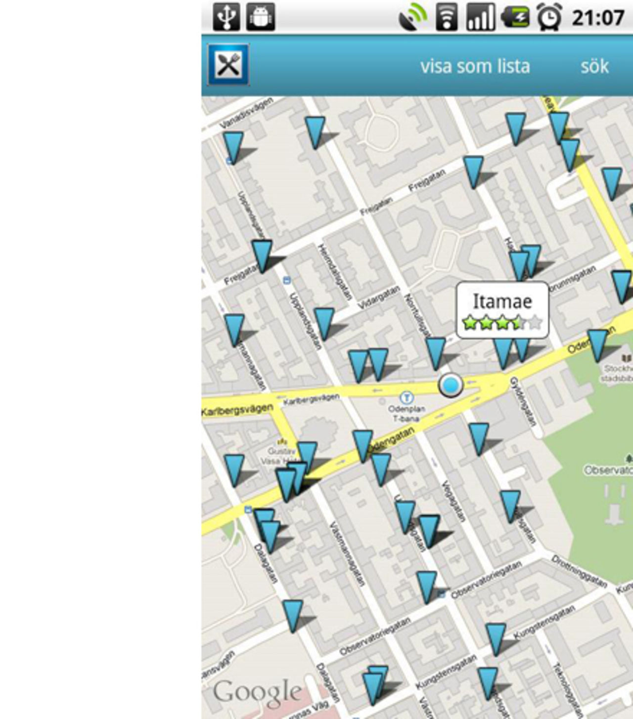 Hungrig - ny app som hittar restauranger i Sverige