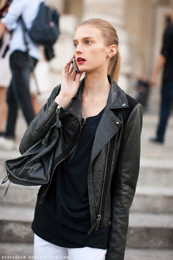 La Fashionelle: Little.Black.Leather.Jacket
