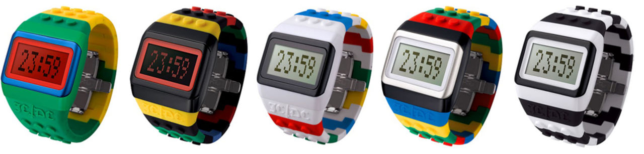 Klocka inspirerad av LEGO