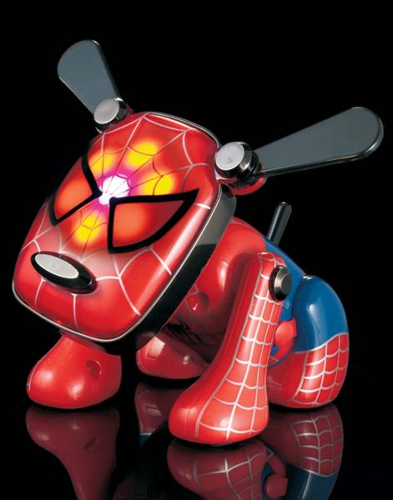 Spi-Dog - en iDog som ser ut som en iSpiderman