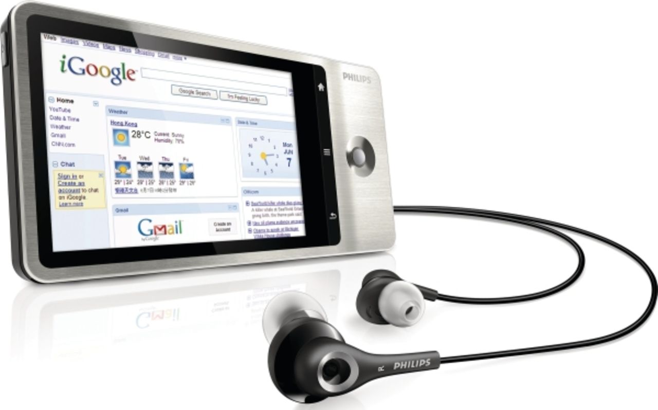 Philips släpper mp3-spelare med Android
