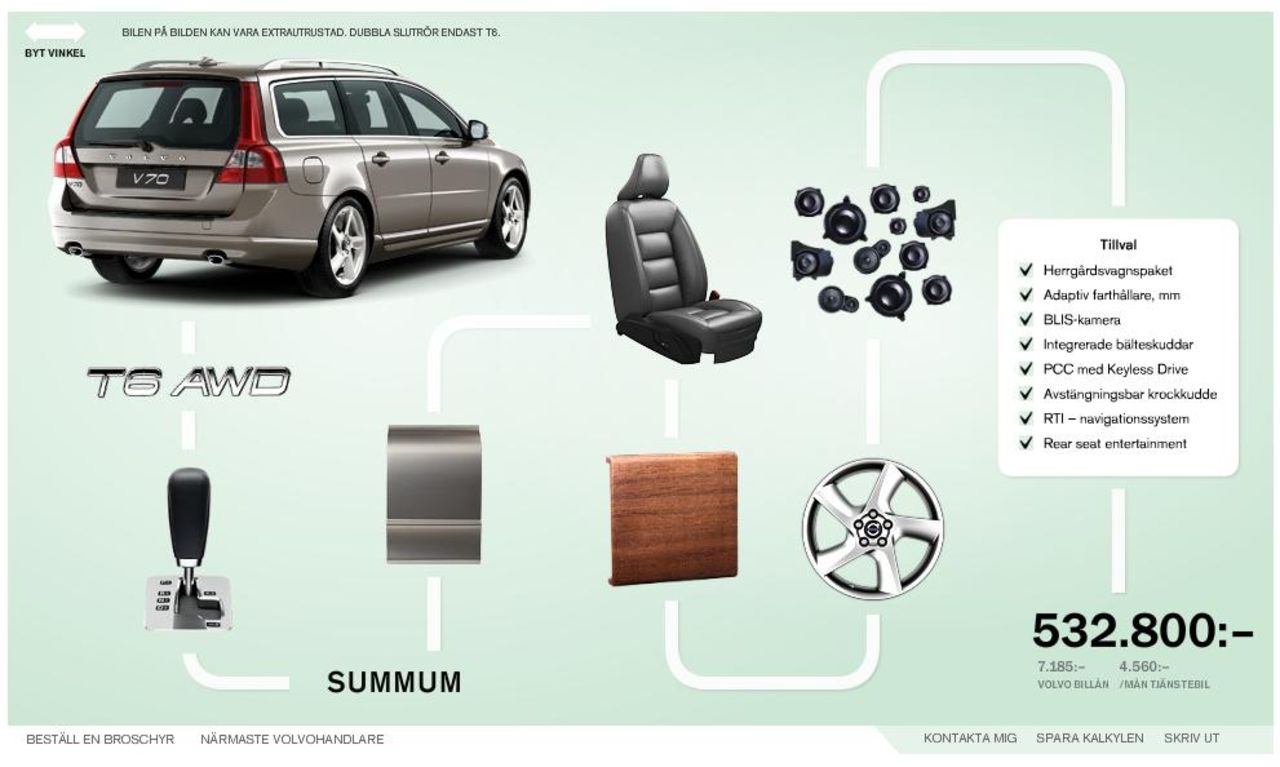 Nu kan man bygga sin egna Volvo V70