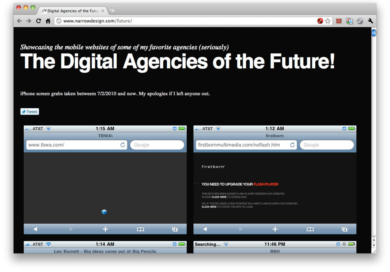 De digitala byråerna är inte med på banan