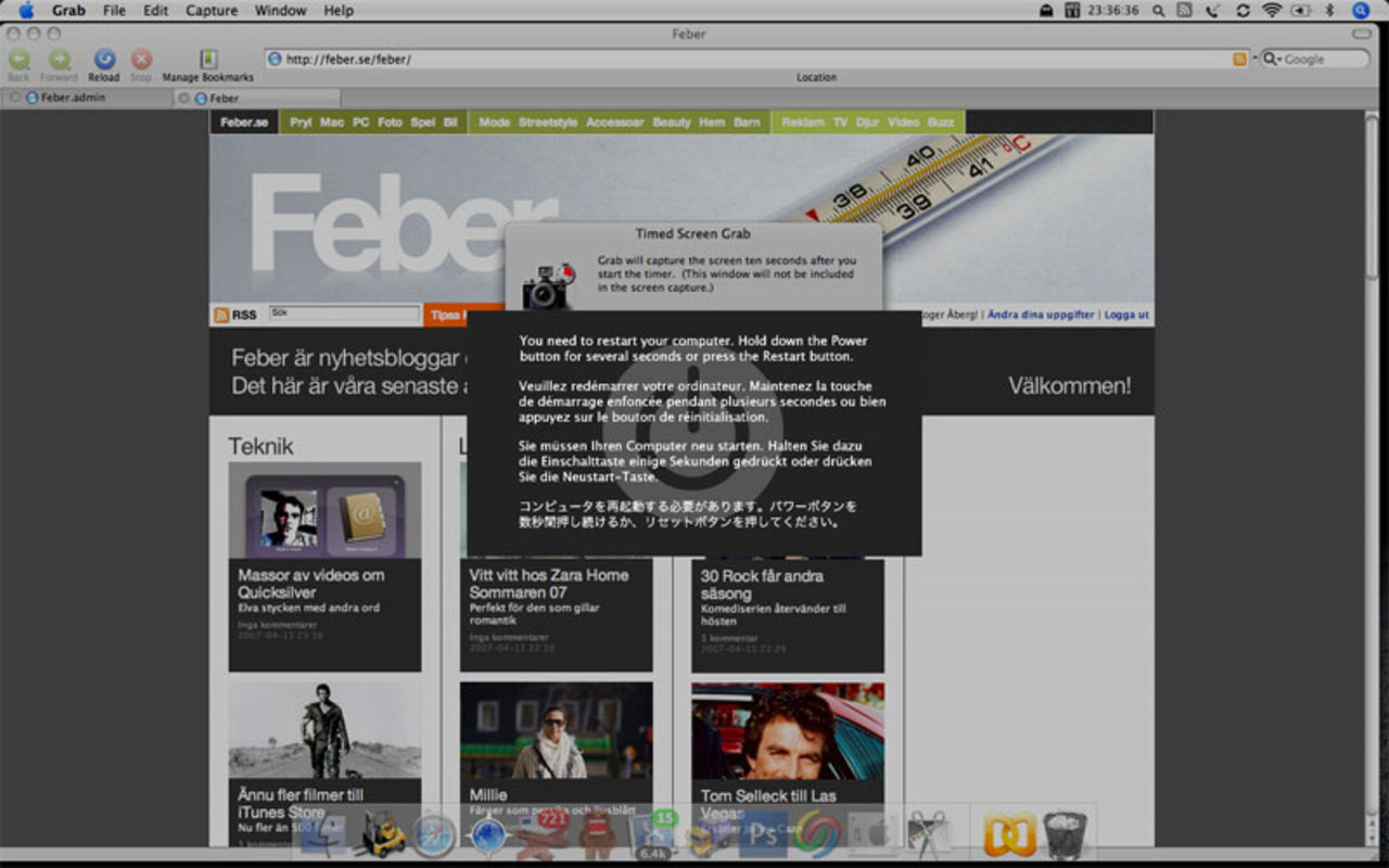 Lurig skärmsläckare