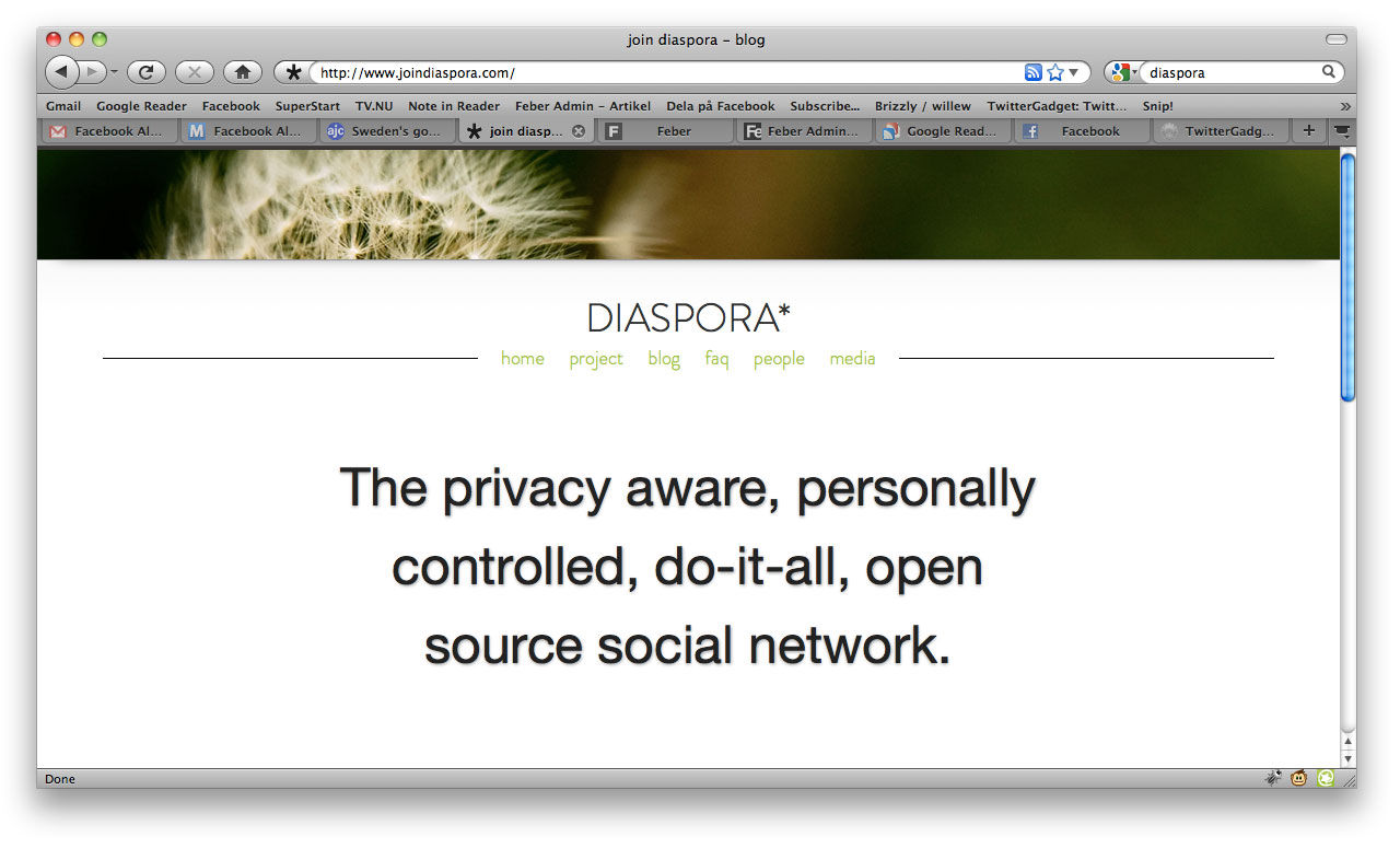 Diaspora släpper sin källkod fri