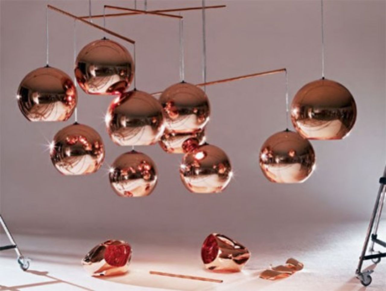 Tre nya lampor av Tom Dixon