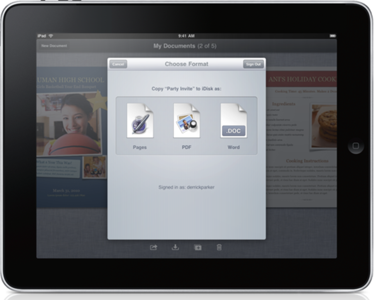 iWork på iPad får MobileMe iDisk-stöd