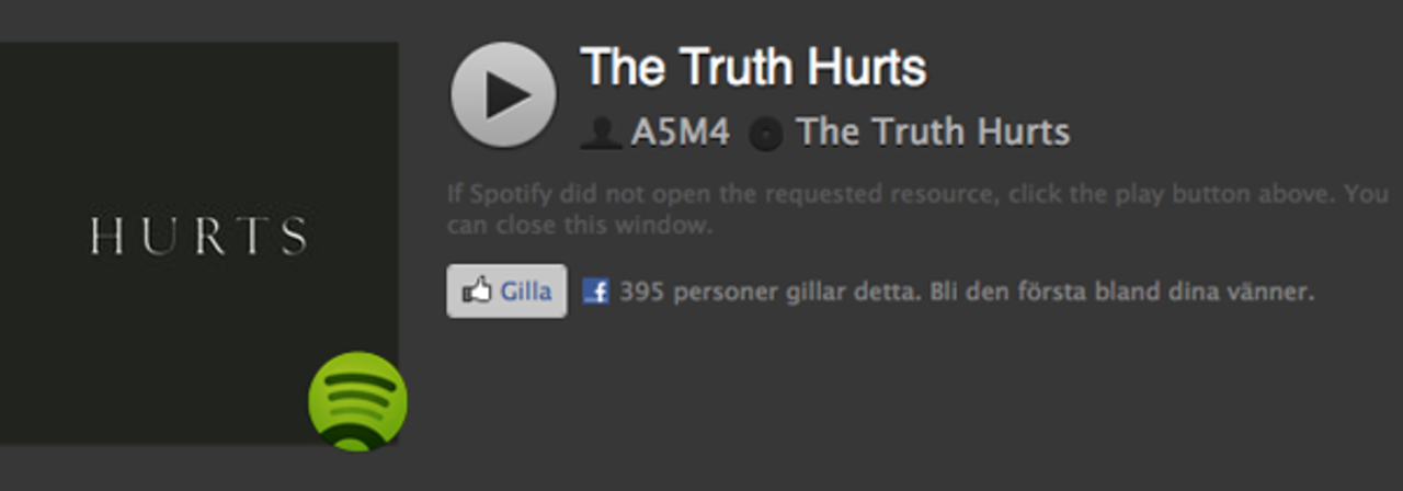 The Truth Hurts - spela spel i Spotify
