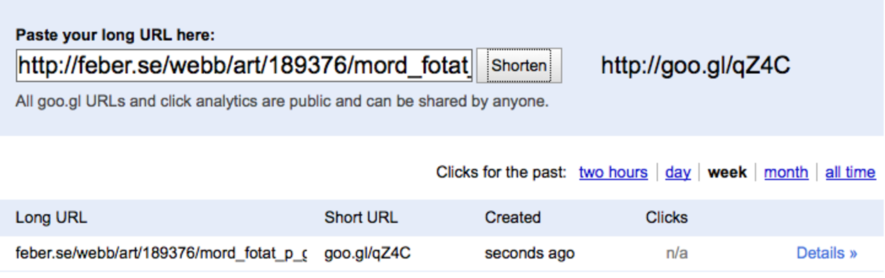 Google släpper sin Goo.gl till allmänheten