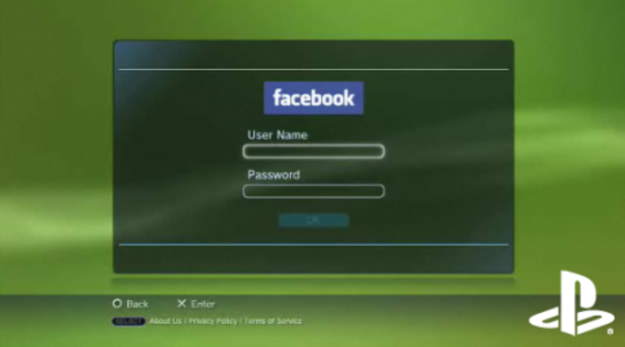 Mer Facebook på Playstation 3
