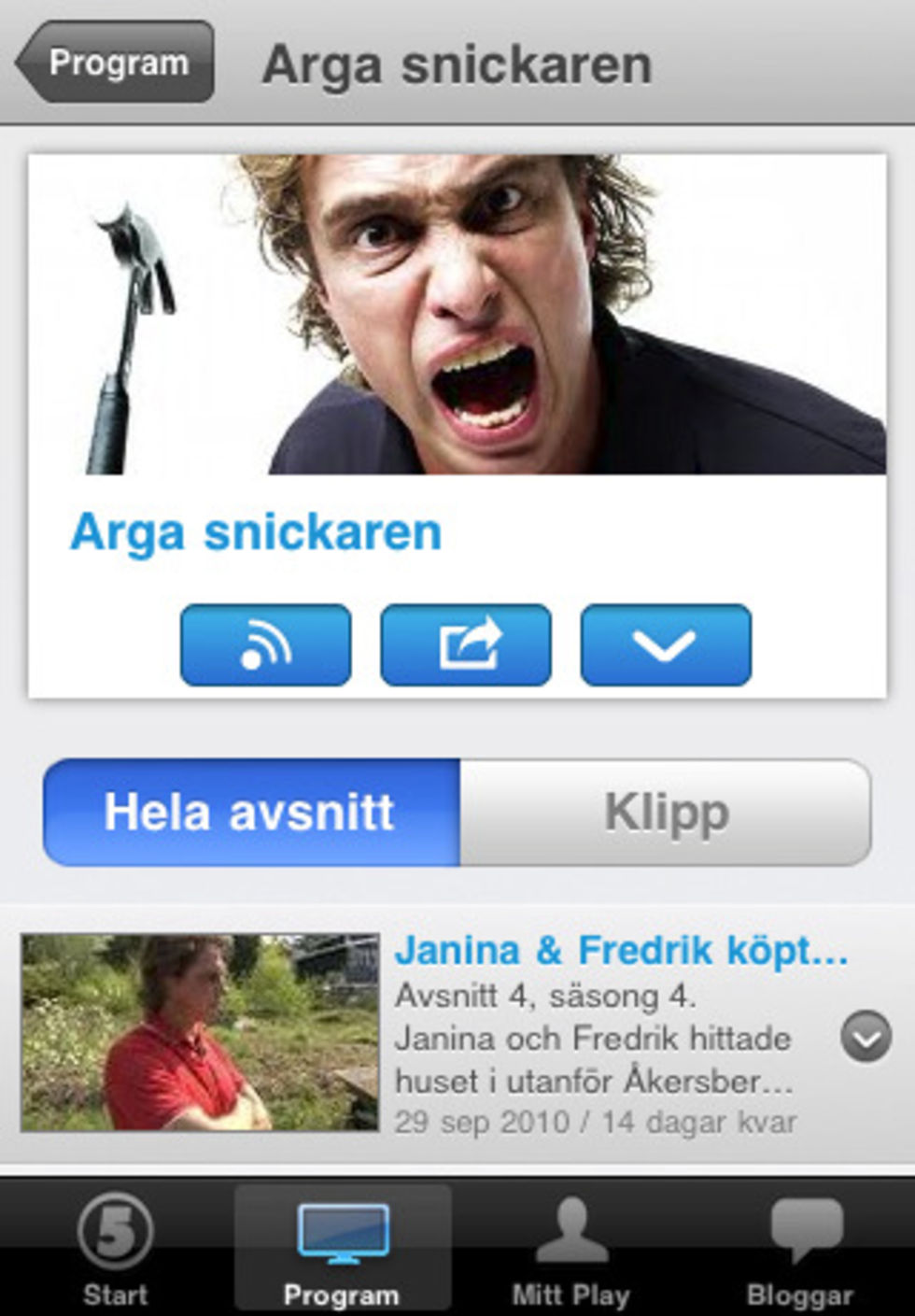 Nu har Kanal 5 Play hittat till iPhone