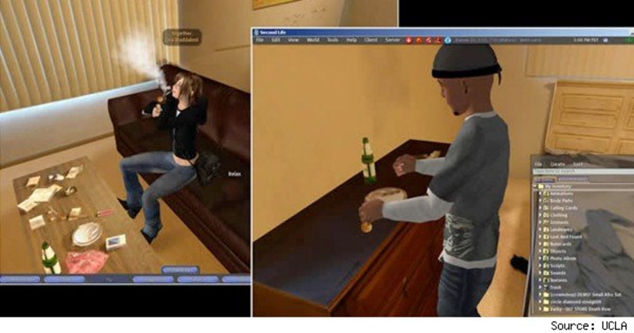 Second Life används för att studera meth-beroende