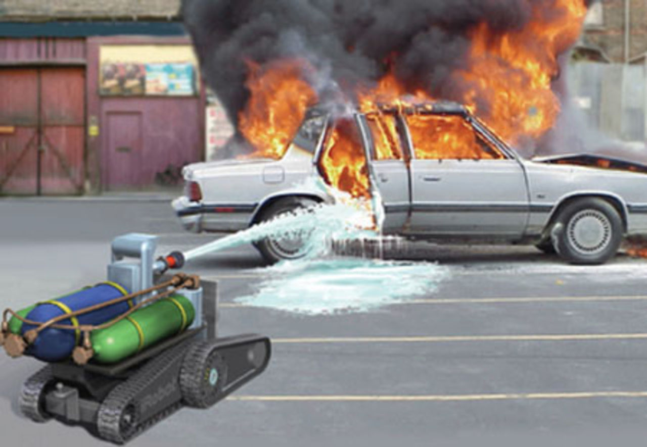 Brandkårs-robotar från iRobot