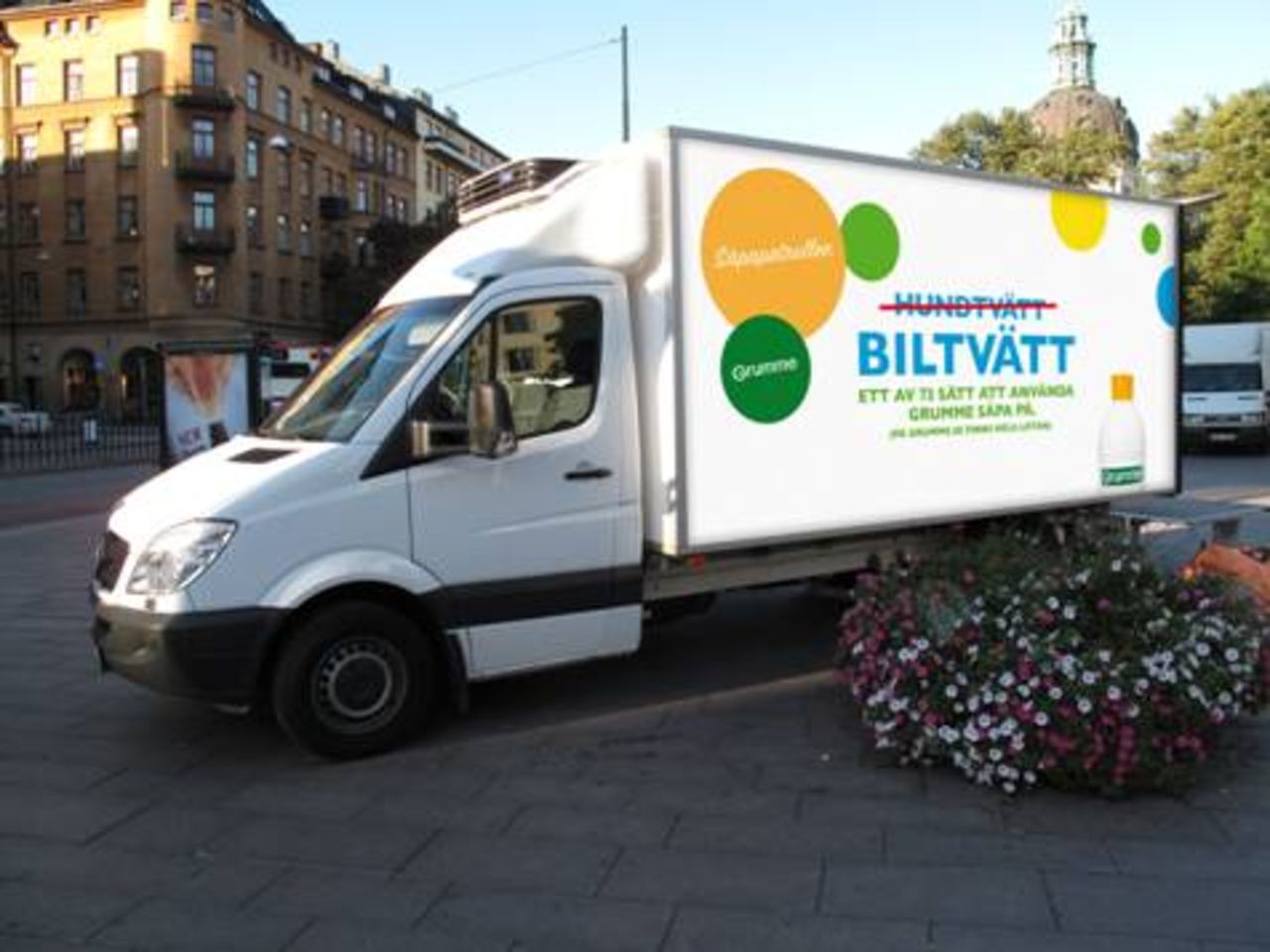Gratis biltvätt i Sickla