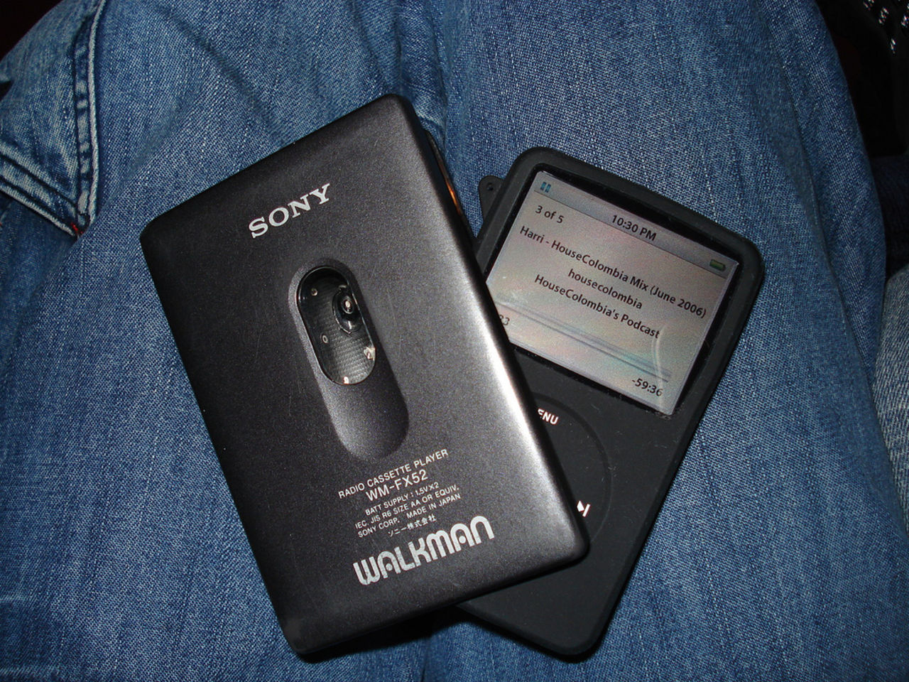 Walkman: Vila i frid. iPod: Grattis på födelsedagen