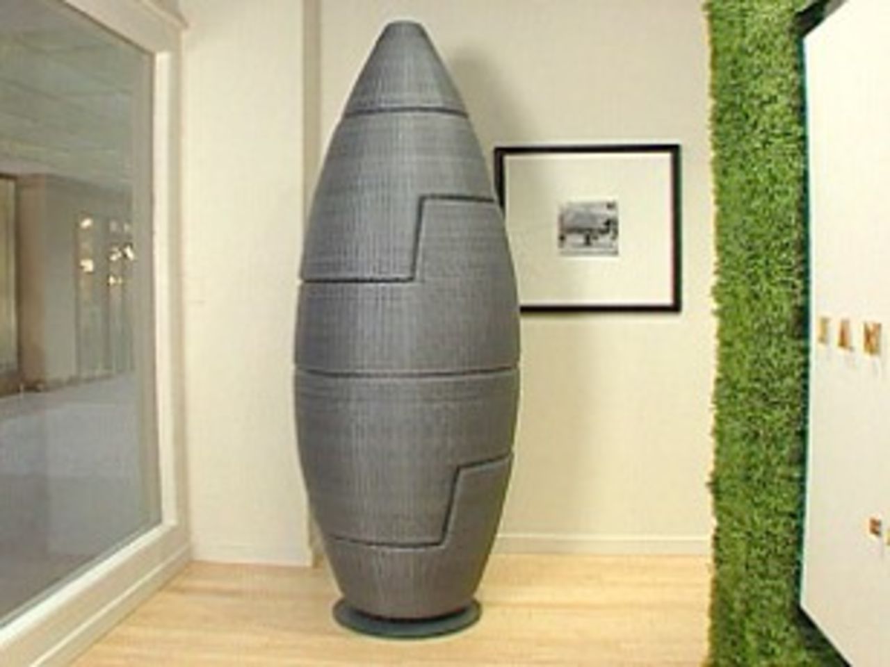 Är det en rymdraket? Nej, det är en sittgrupp