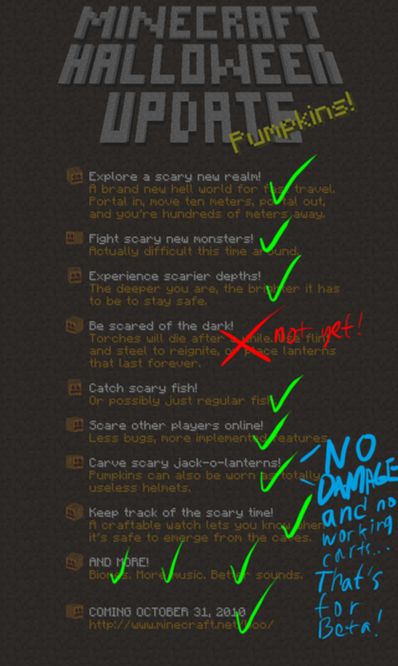 Minecraft uppdaterat