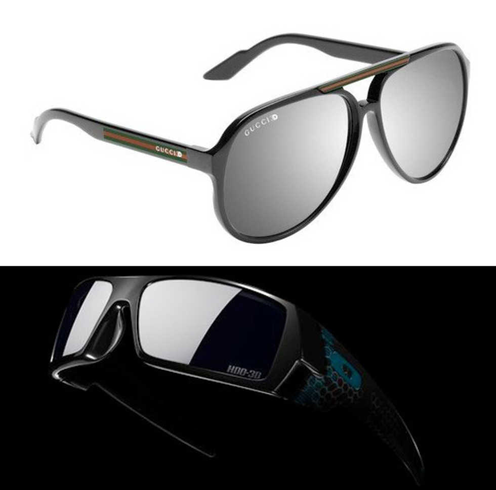 3D-glasögon från Gucci och Oakley