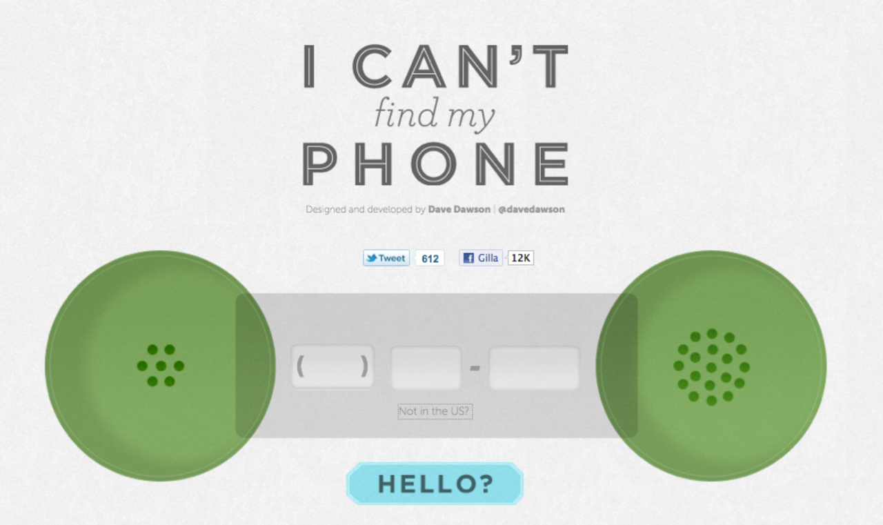 Hitta din telefon med 
