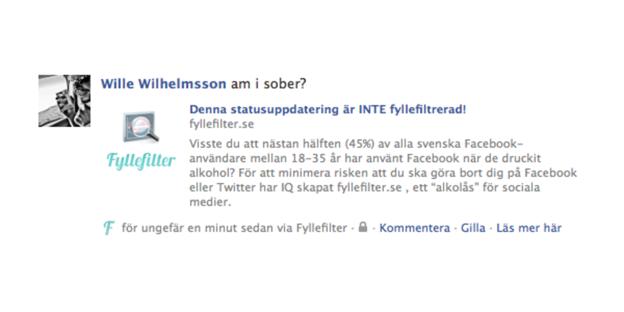 Fyllefilter ser till att du inte postar pinsamheter