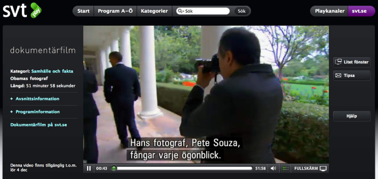 Bakom kulisserna med Obamas fotograf