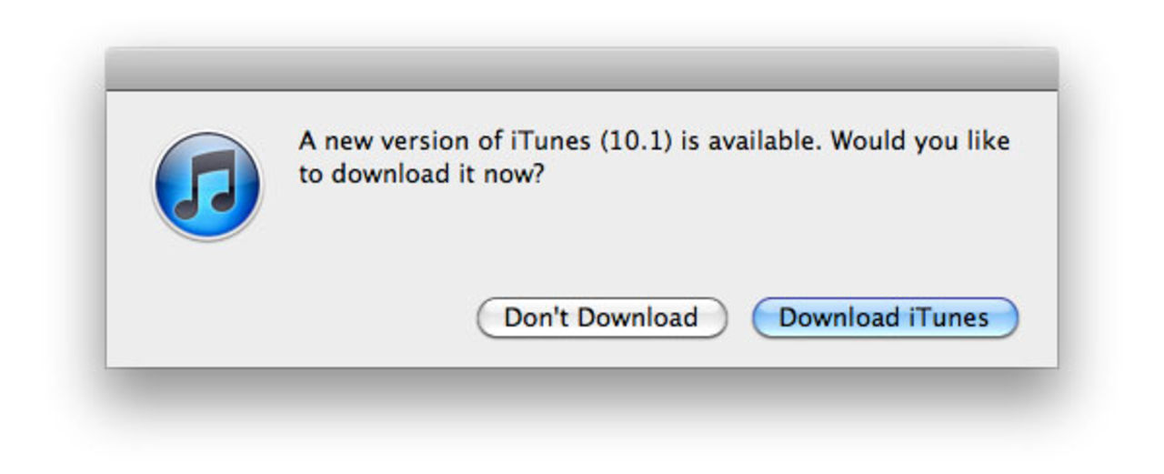 iTunes 10.1 är släppt