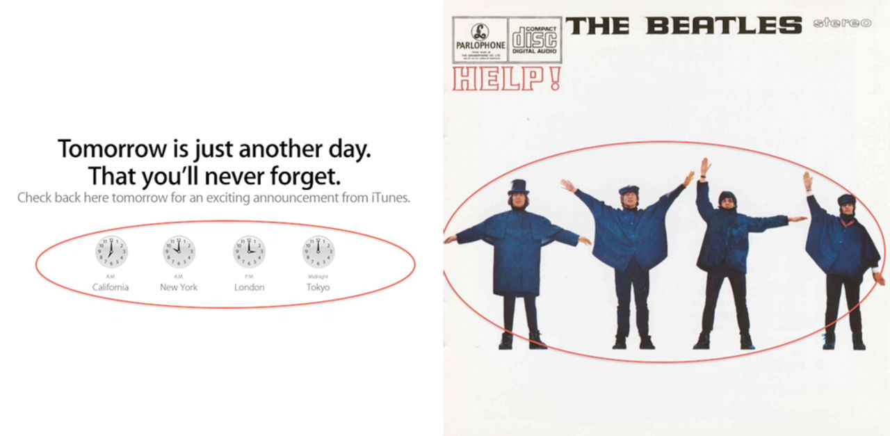 Beatles på iTunes idag?