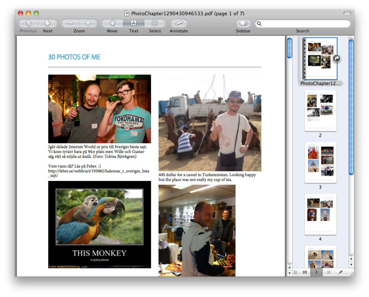 Ninuku gör en bok av ditt Facebook-konto