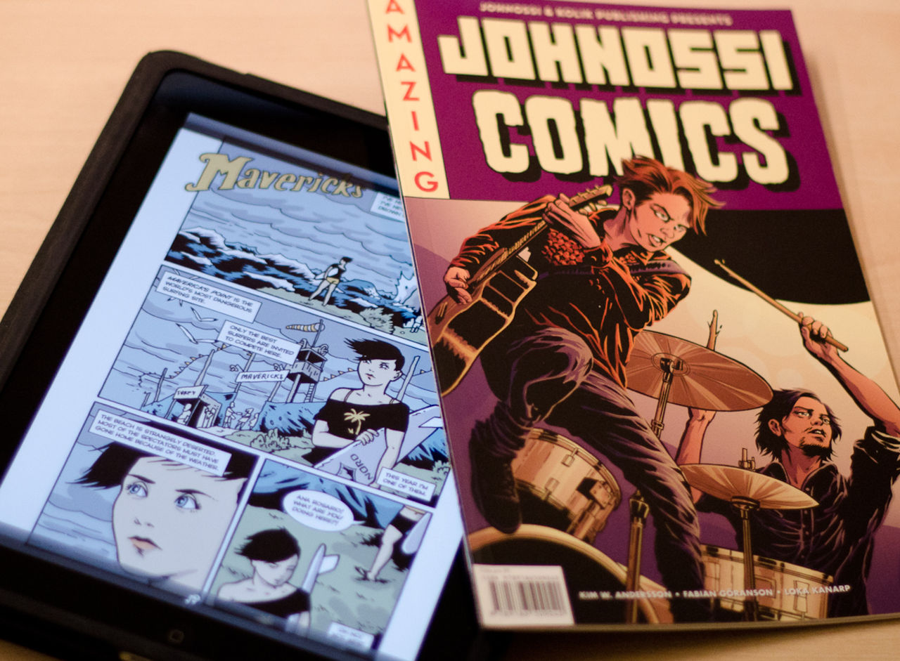 Johnossi lanserar serietidning i iPad
