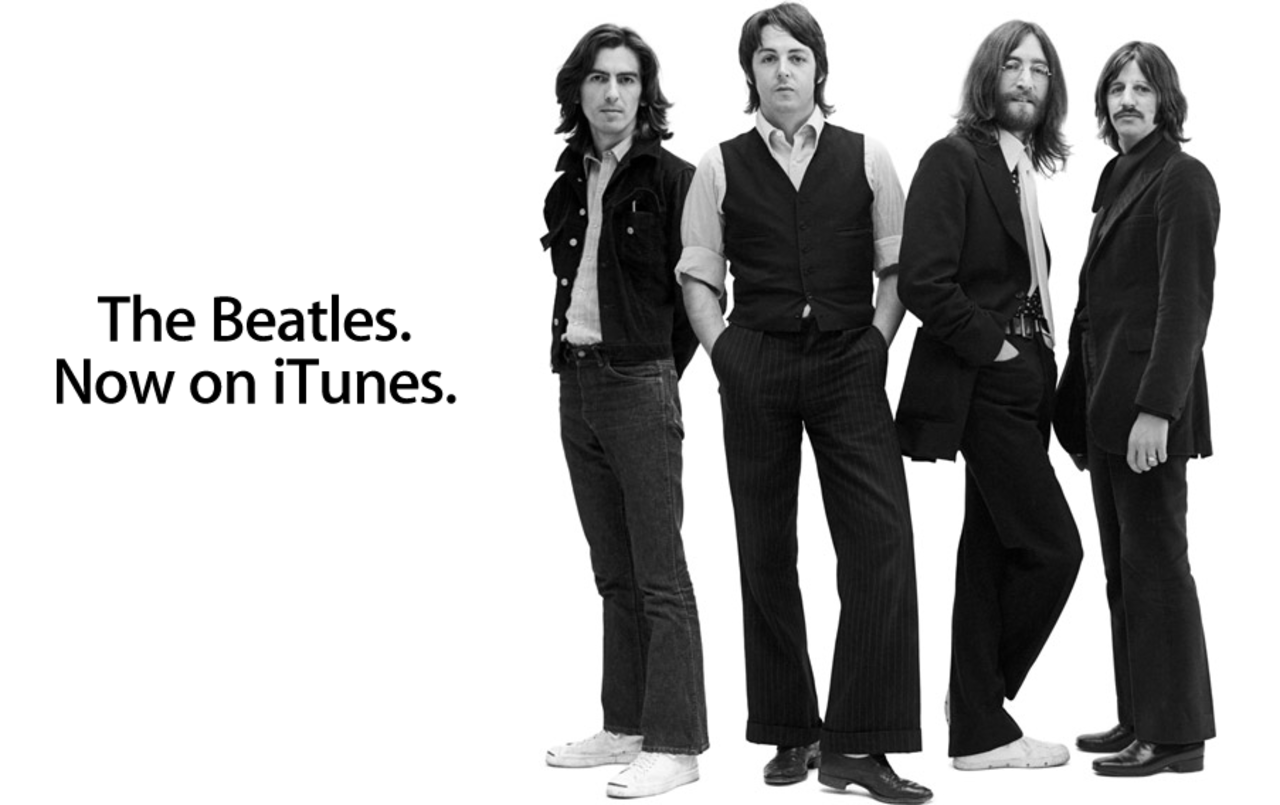Apple säljer två miljoner Beatles-låtar på en vecka