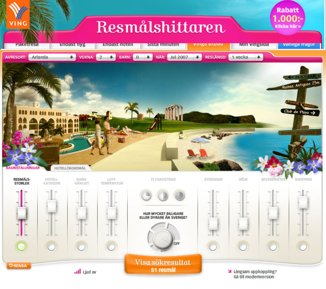 Resmålshittaren