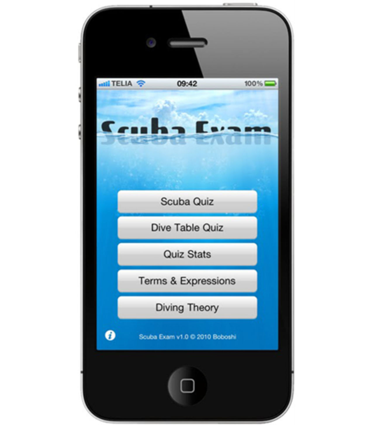 Scuba Exam - dyk-app till iPhone