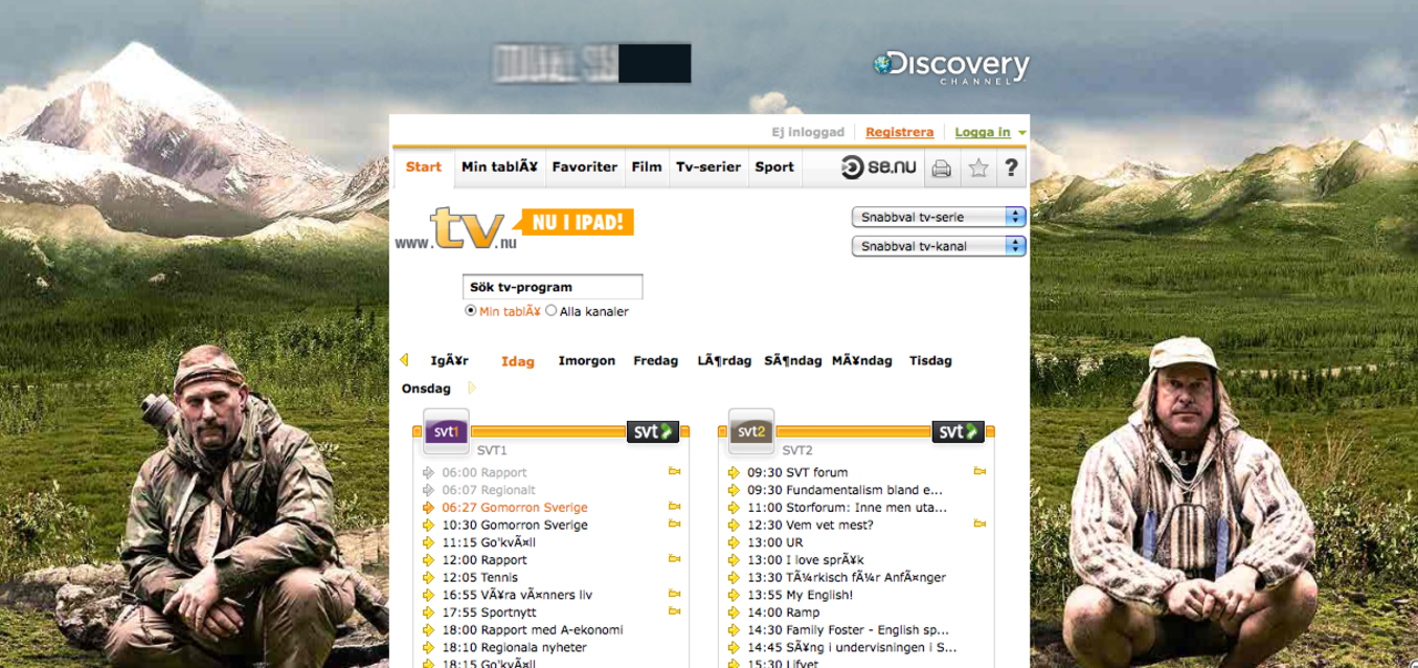 Discovery Channel gör en fet takeover på TV.nu