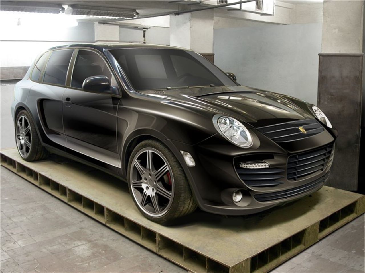 Rå Porsche Cayenne med 911-vibbar