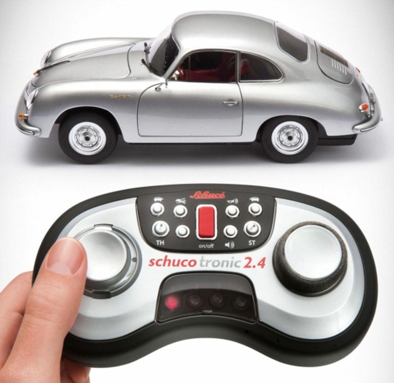 Radiostyrd Porsche 356