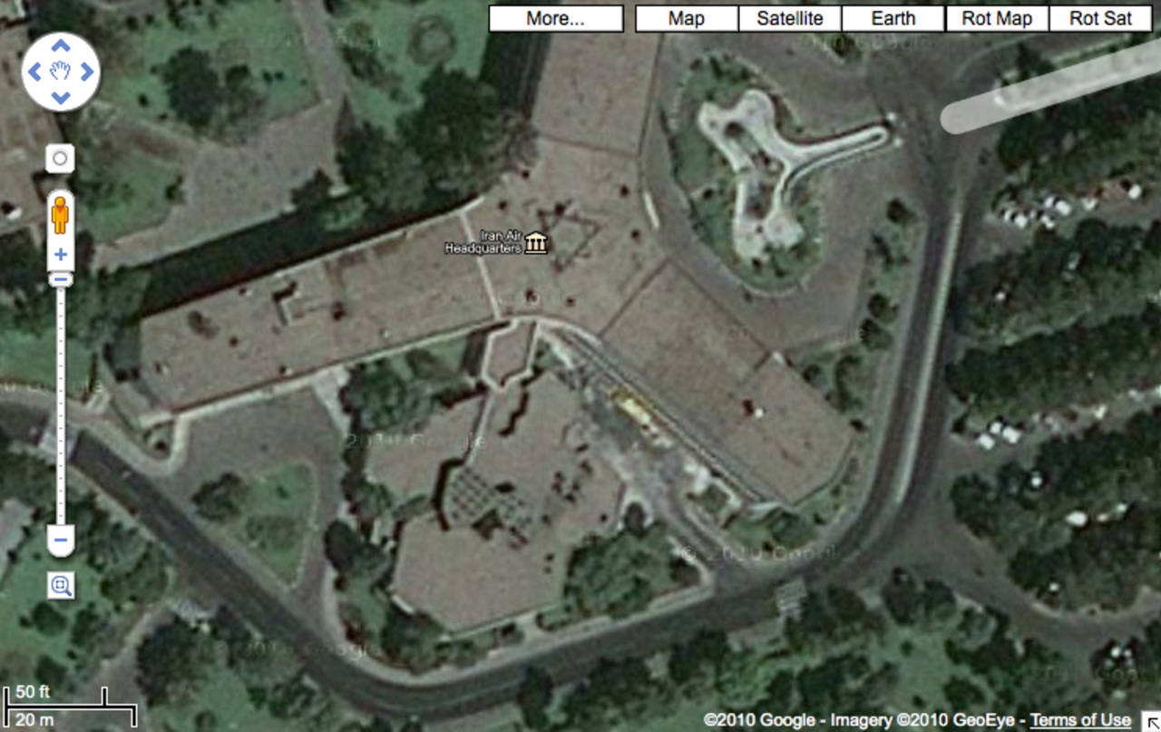 Davidsstjärna på Teherans flygplats retar upp Iran