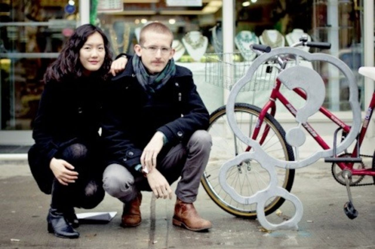 De vinnande cykelställen