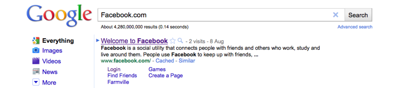 Söktrender på Google.se under 2010