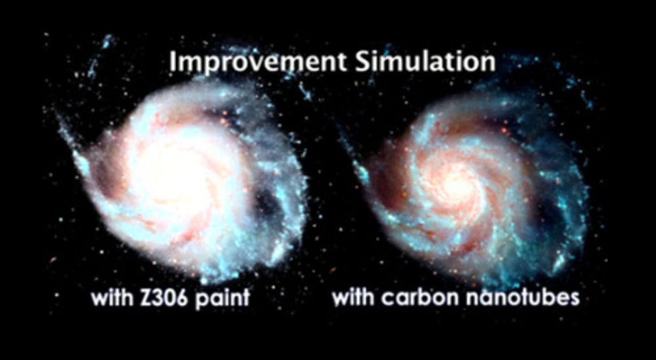 NASA utvecklar färg som är svartare än svart