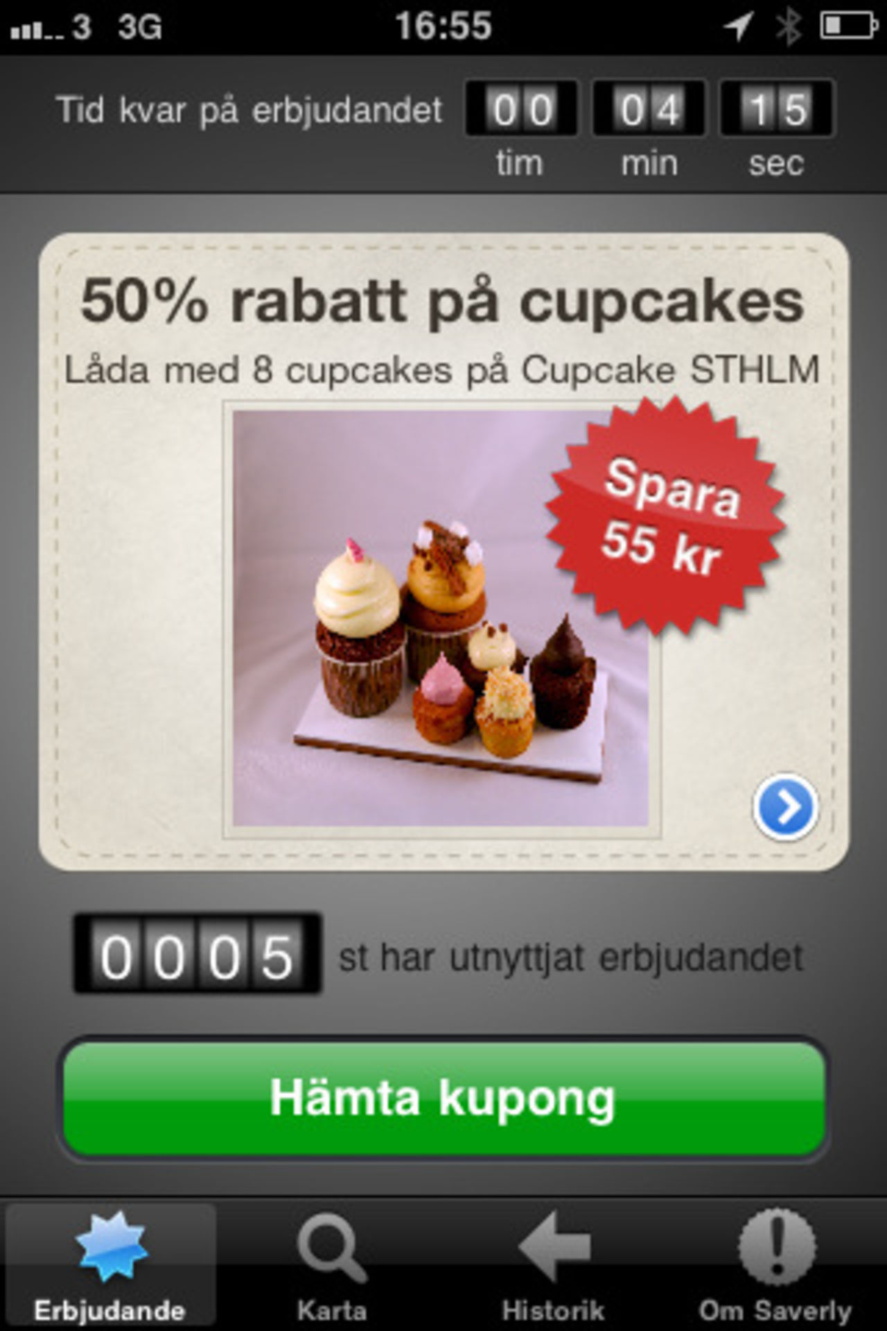 Ny iPhone-app erbjuder rabatter i stockholmsområdet