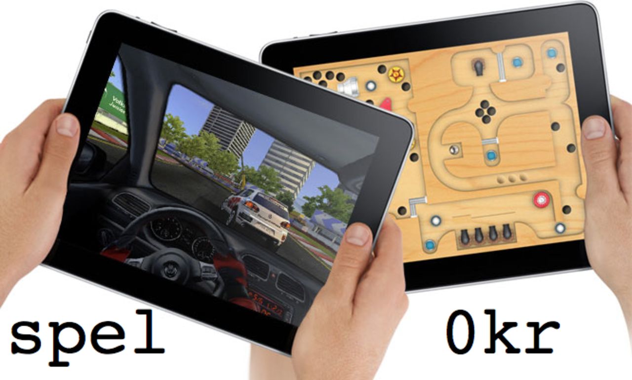 Tre bra gratisspel till iPad