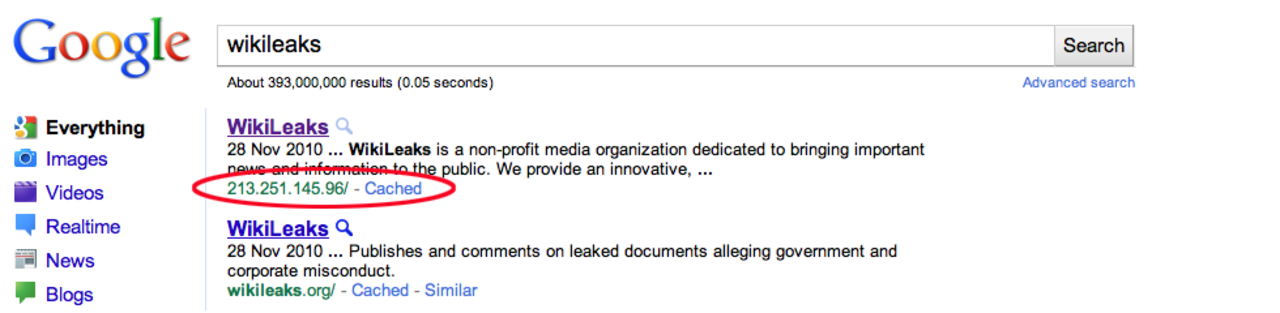 Google gillar fortfarande WikiLeaks