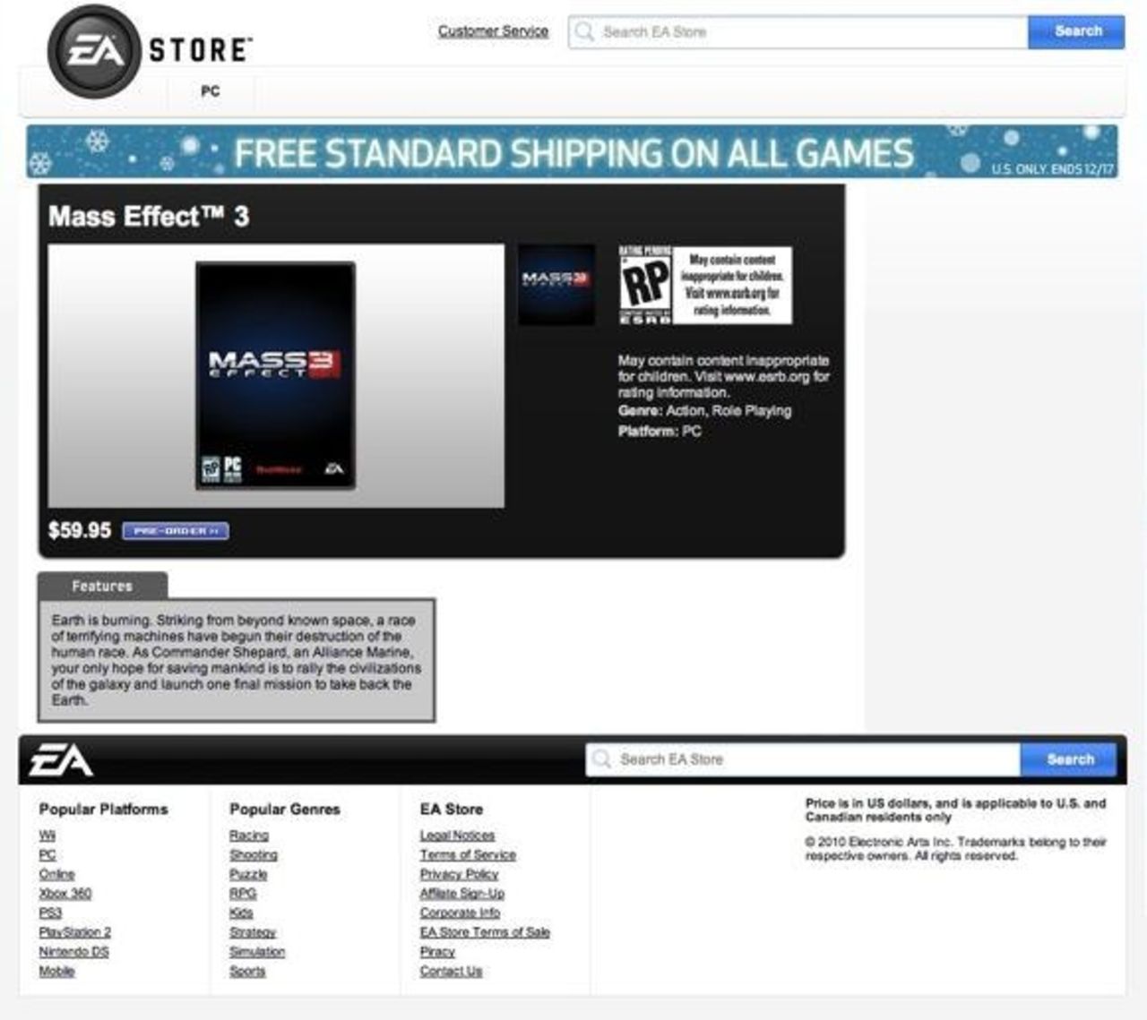 EA avslöjar Mass Effect 3