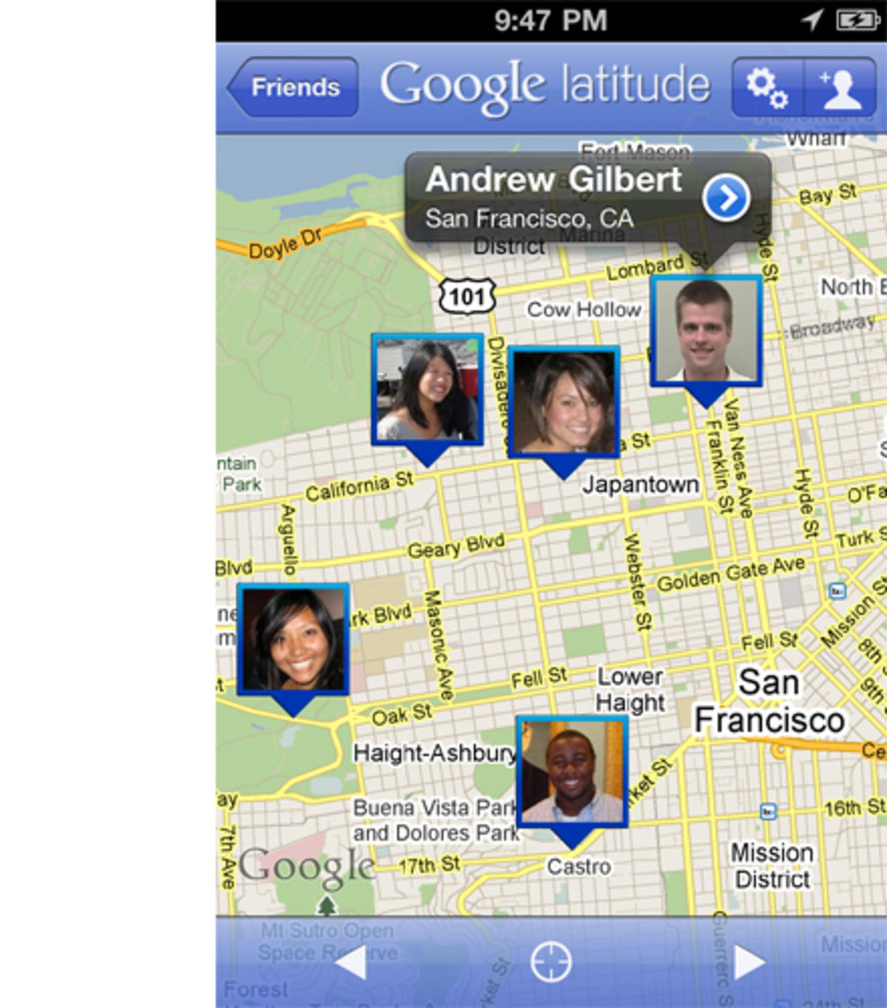 Google Latitude till iPhone