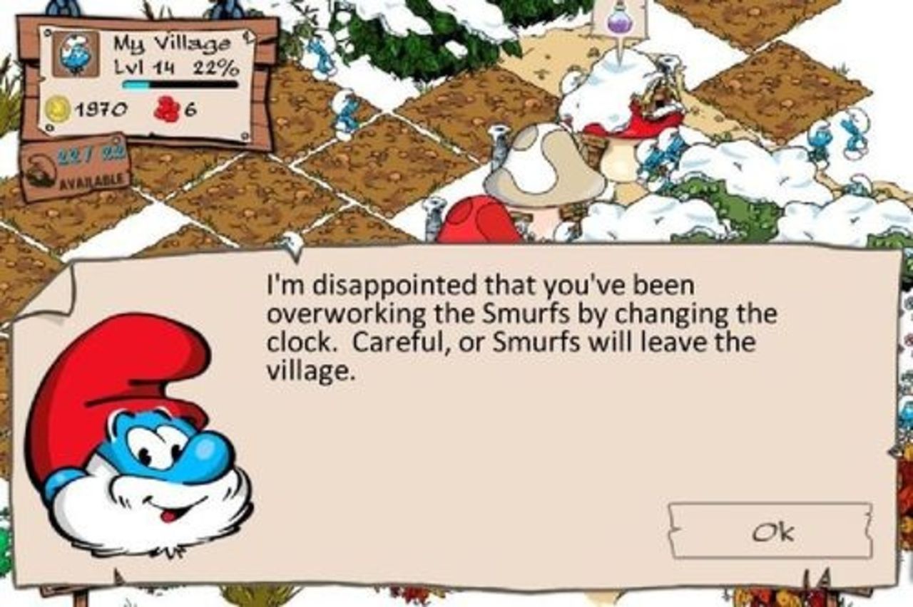 Gammelsmurfen ryter till