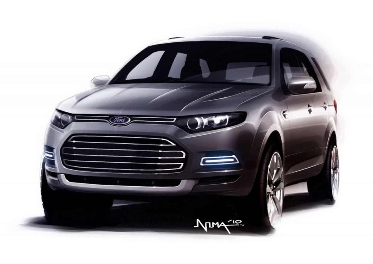 Första skissen på nya Ford Territory