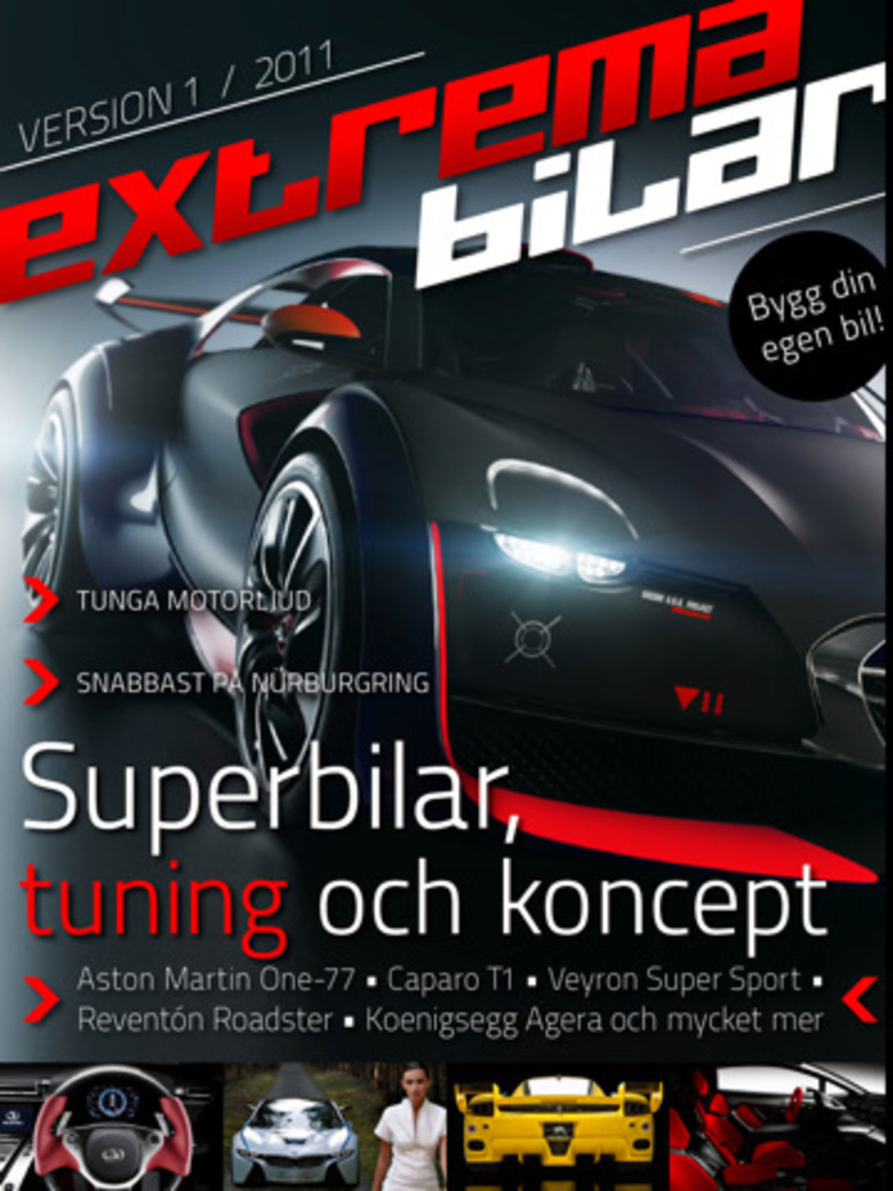 Svensk biltidning speciellt framtagen för iPad