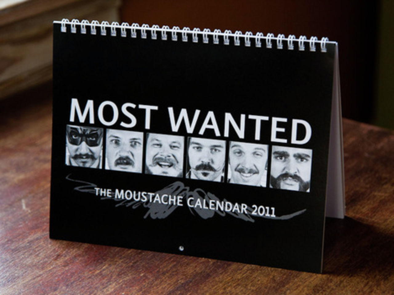 Kalender som hyllar ansiktshår