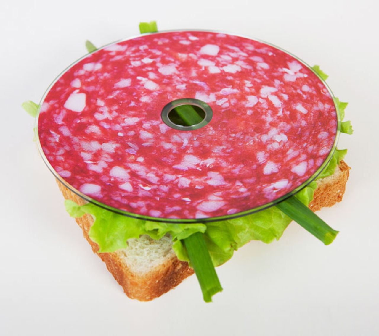 En skiva salami