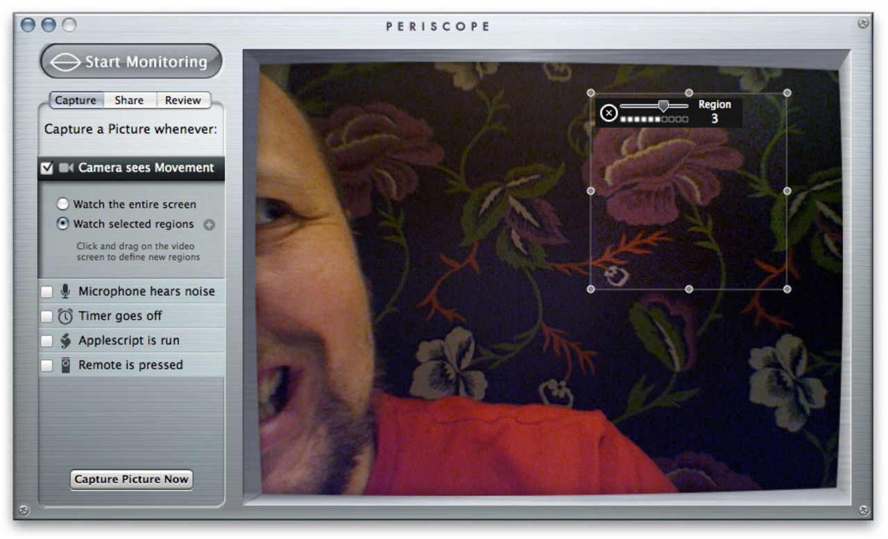 Vettig programvara för webcam
